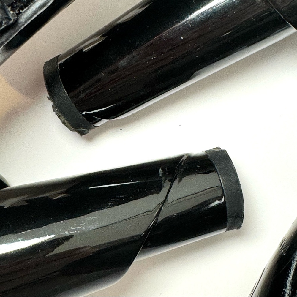 Chanel Black Patent Leather & Clear PVC Cage Block Heel Pumps W CC Logo, Sz 38 - Picture 13 of 13